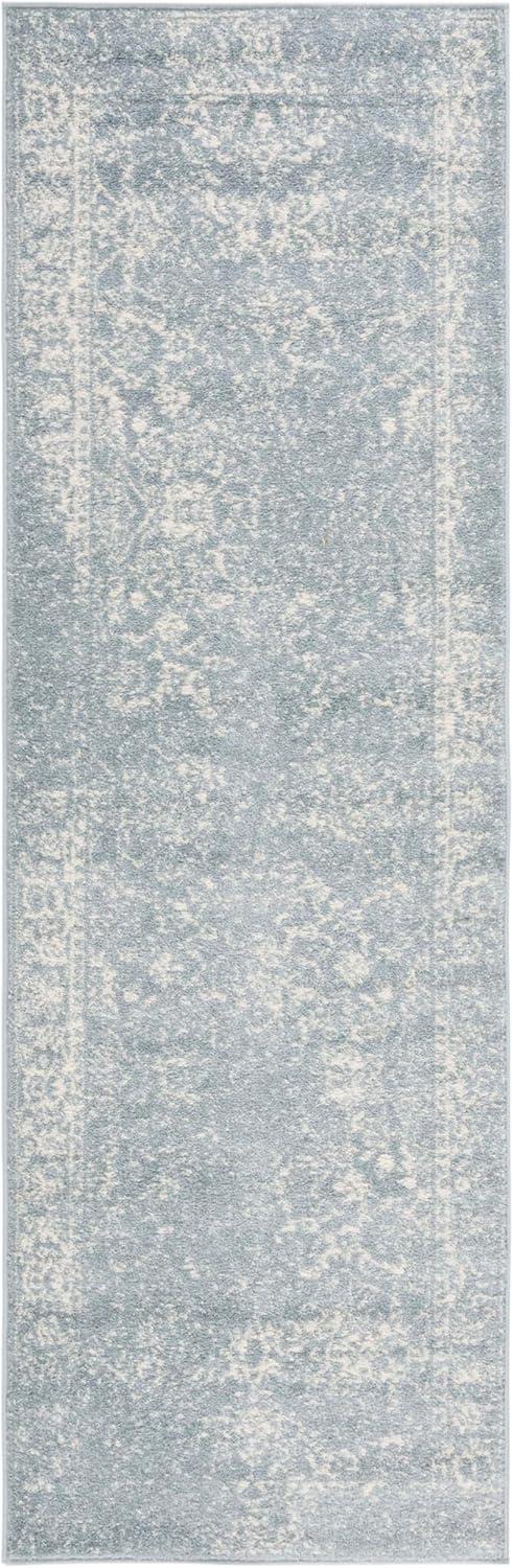 Adirondack ADR109 Machine Made Indoor Runner - Slate/Ivory - 2'-6"x12' - Safavieh