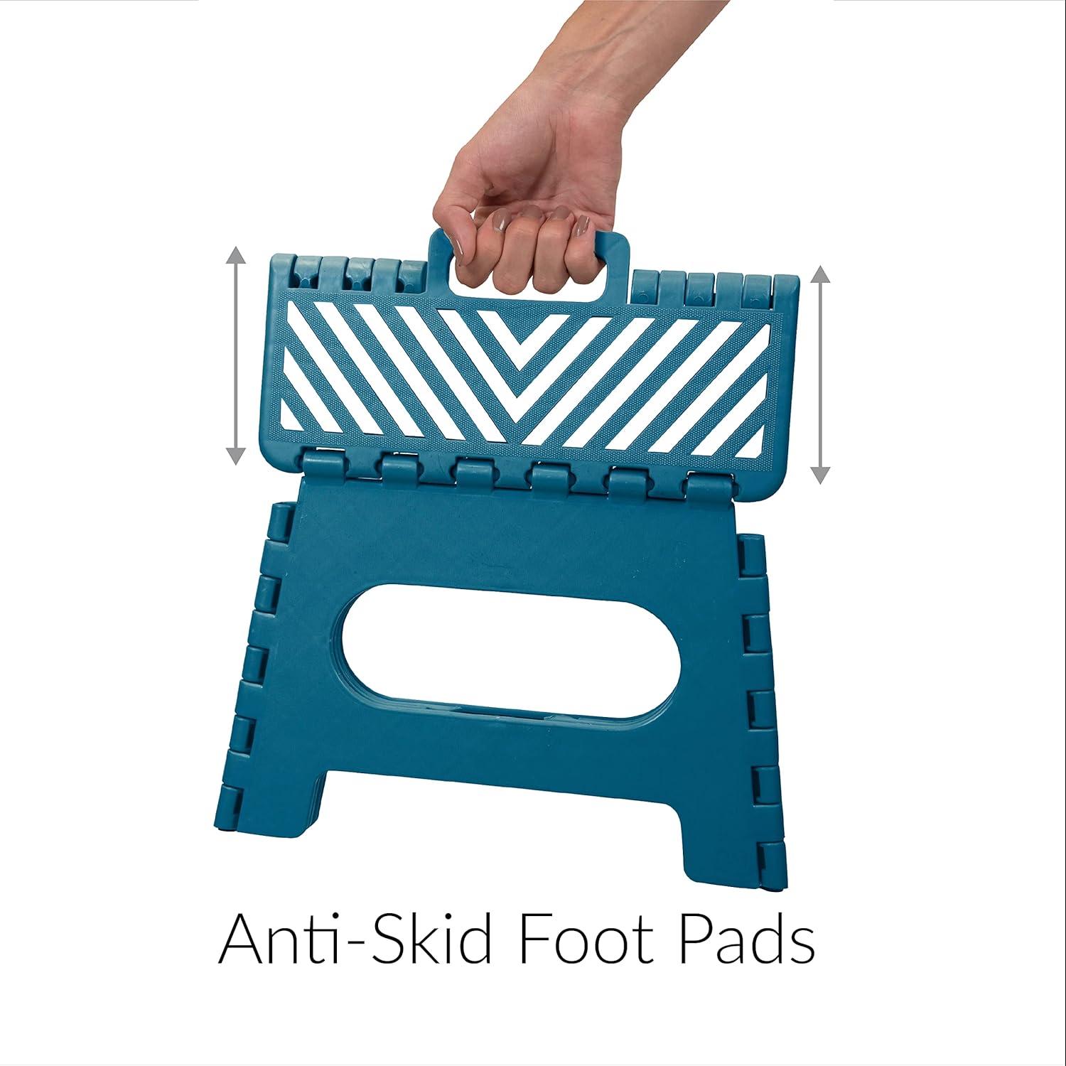 Simplify 1 - Step Plastic Lightweight Folding Step Stool