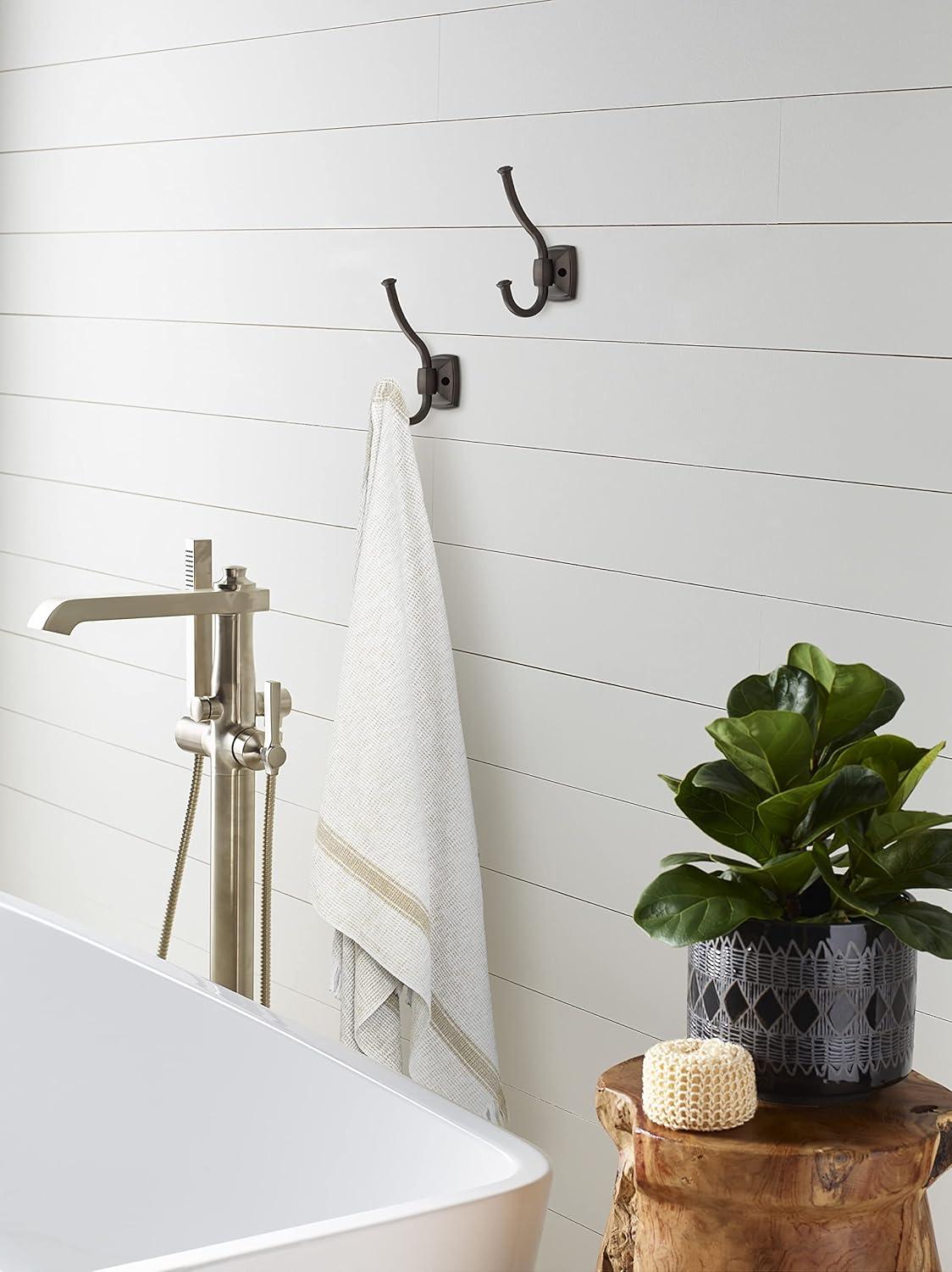 Kinsale Transitional Double Prong Decorative Wall Hook