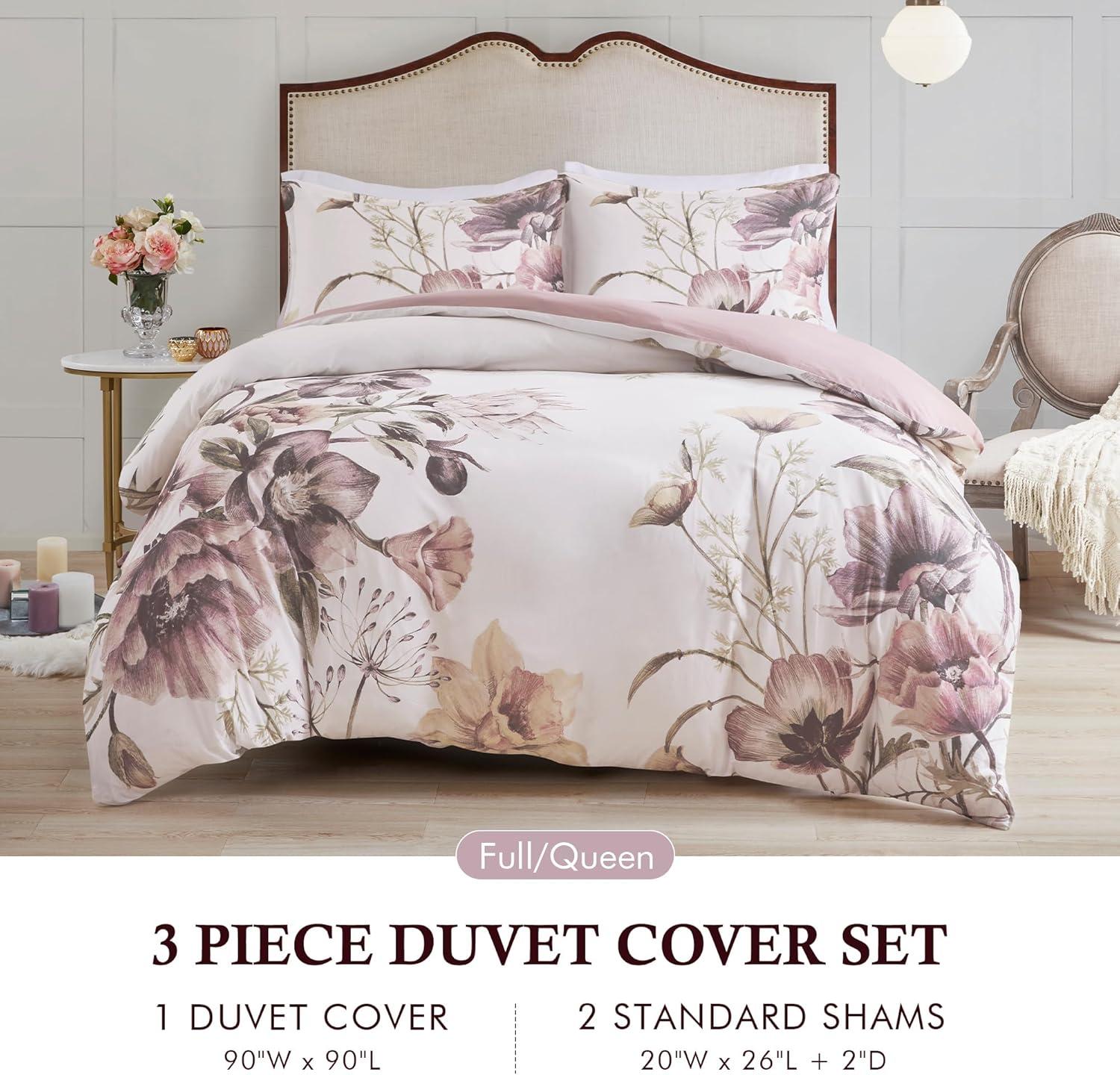 Madison Park Cassandra 3 Piece Cotton Duvet Cover Set & Reviews | Wayfair