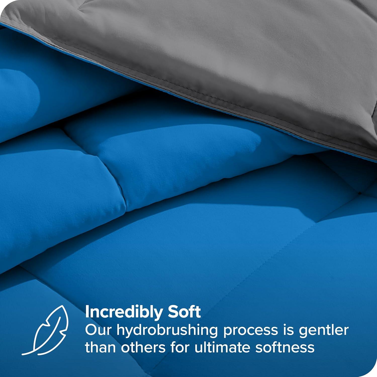 Bare Home 1800 Premium Microfiber Reversible Bed-In-A-Bag