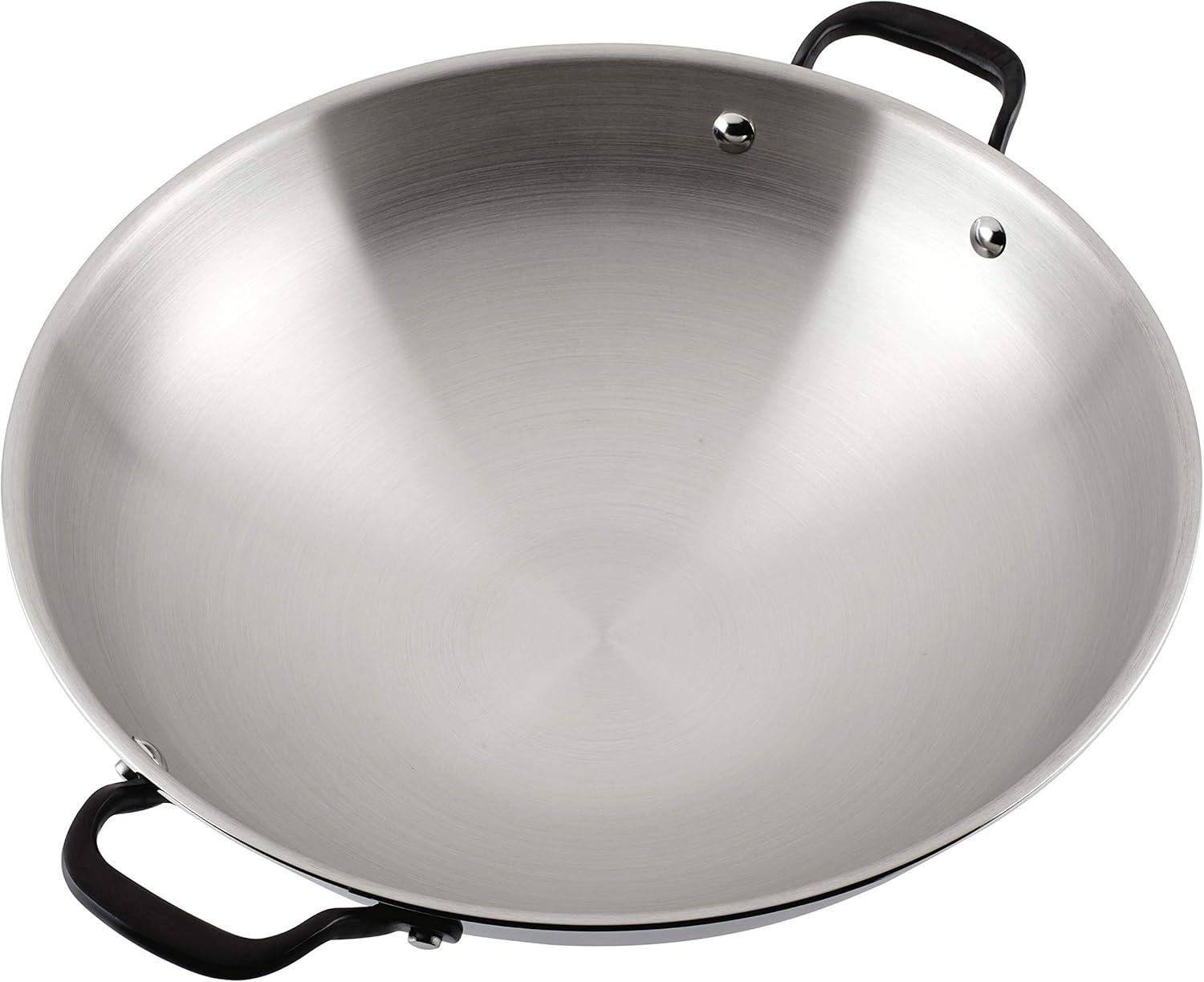 KitchenAid 5-Ply Clad Stainless Steel 15" Wok