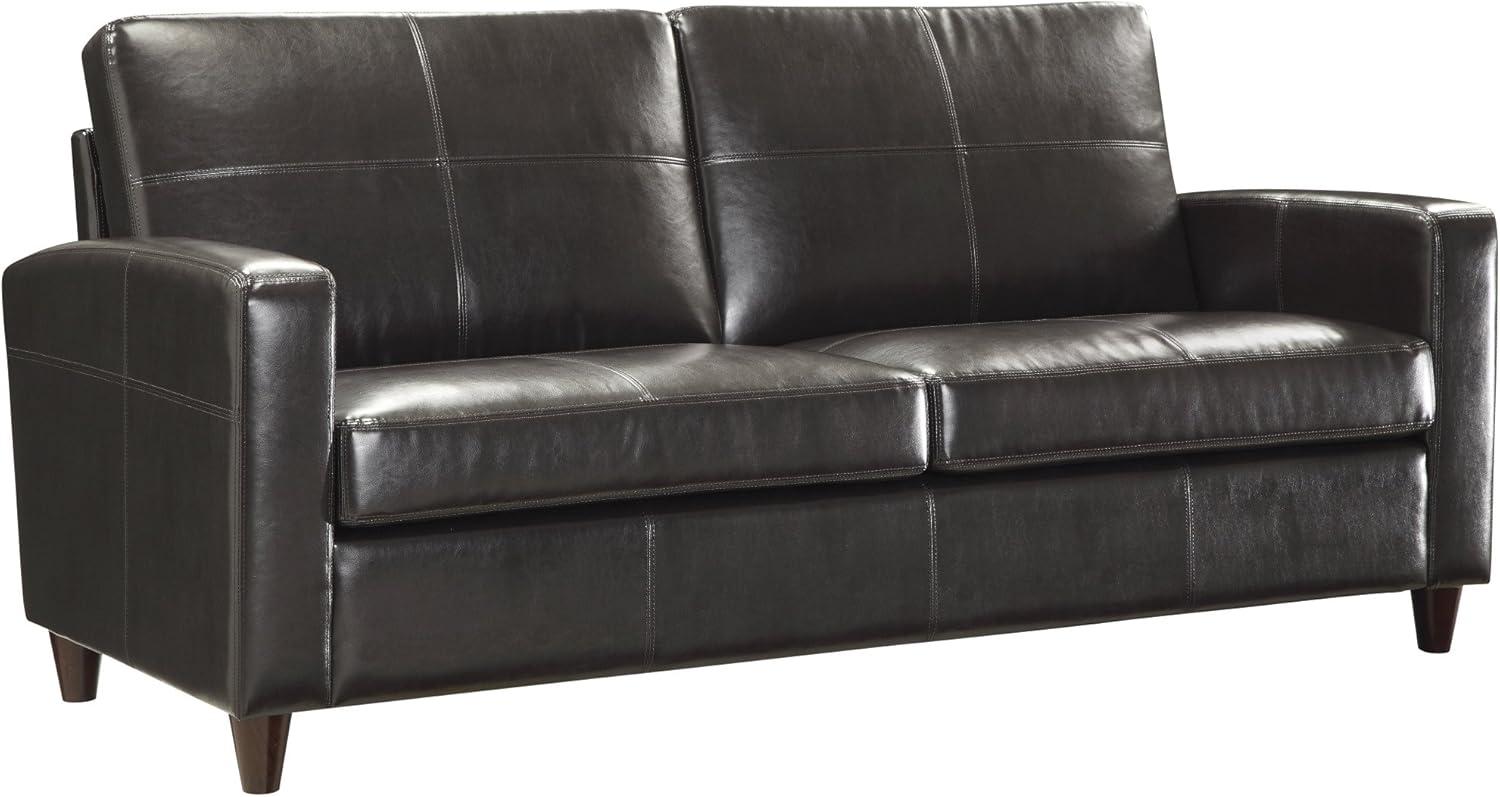 OSP Furniture Office Star SL2812-EC1 Lounge Bonded Leather Loveseat, Espresso