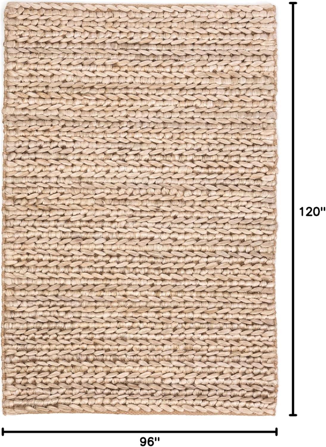 Jute Handwoven Bleached Oak Rug