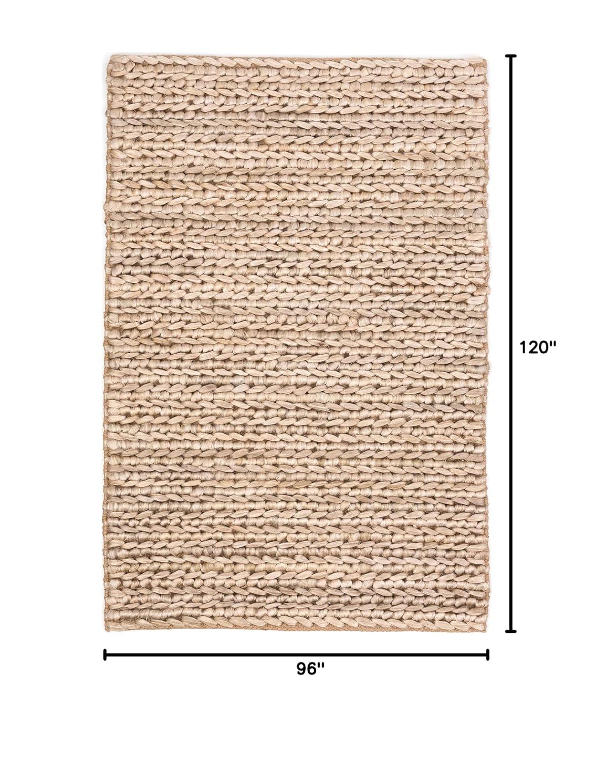 Jute Handwoven Bleached Oak Rug