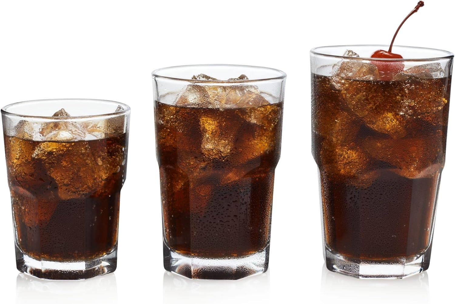 Libbey Libbey Boston 18-Piece Tumbler, Rocks and Juice Glass Set