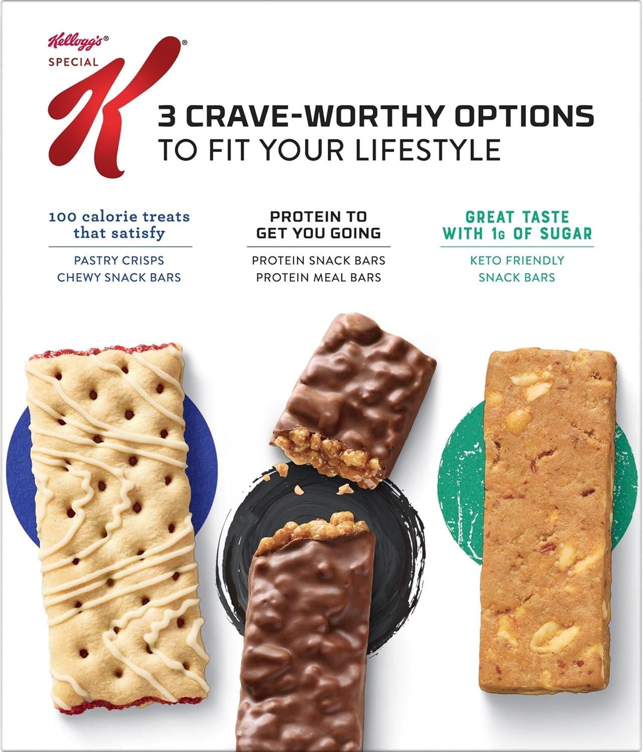 Special K Bar Protein Meal Bars, Chocolatey Chip Cookie Dough, 6 Count
