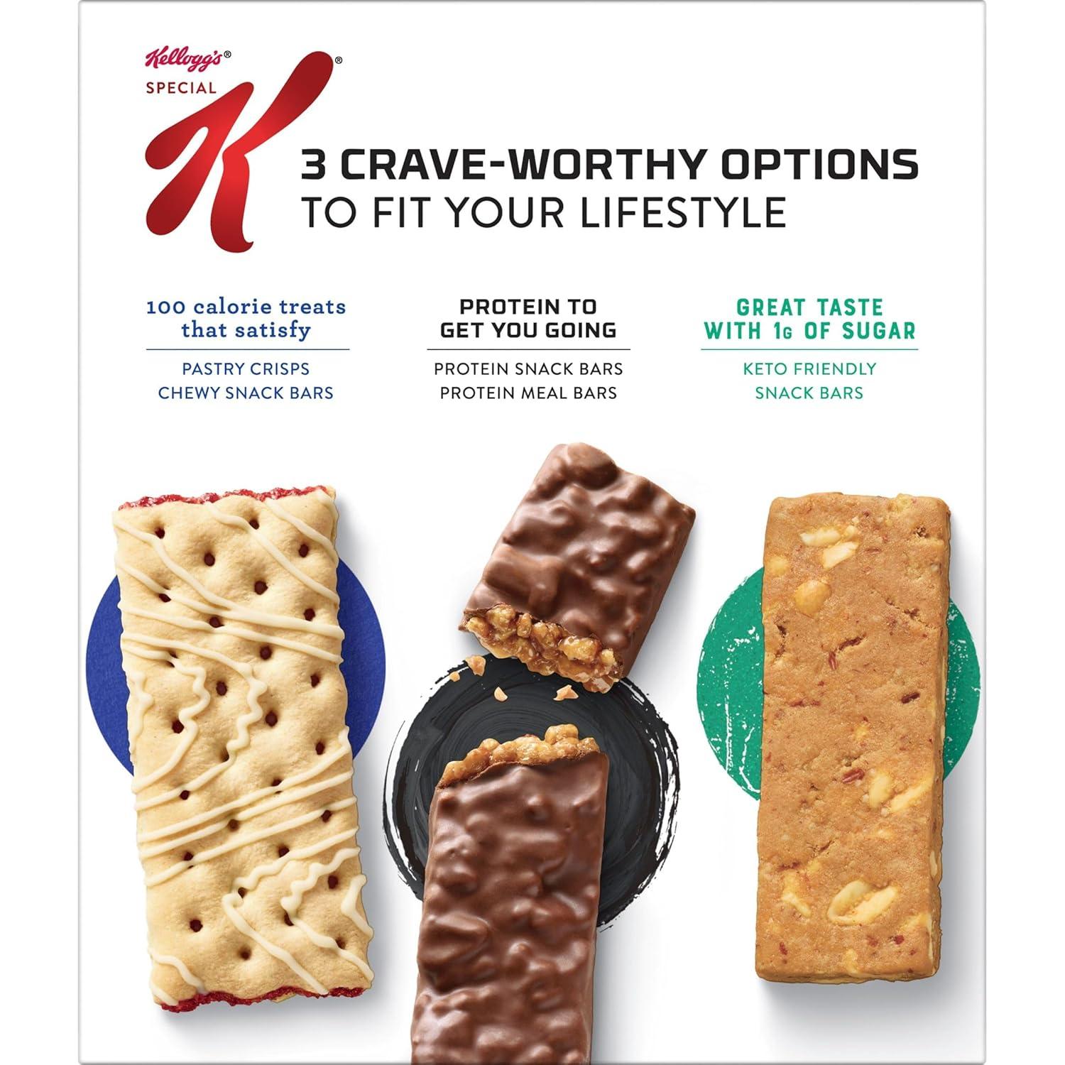Special K Bar Protein Meal Bars, Chocolatey Chip Cookie Dough, 6 Count