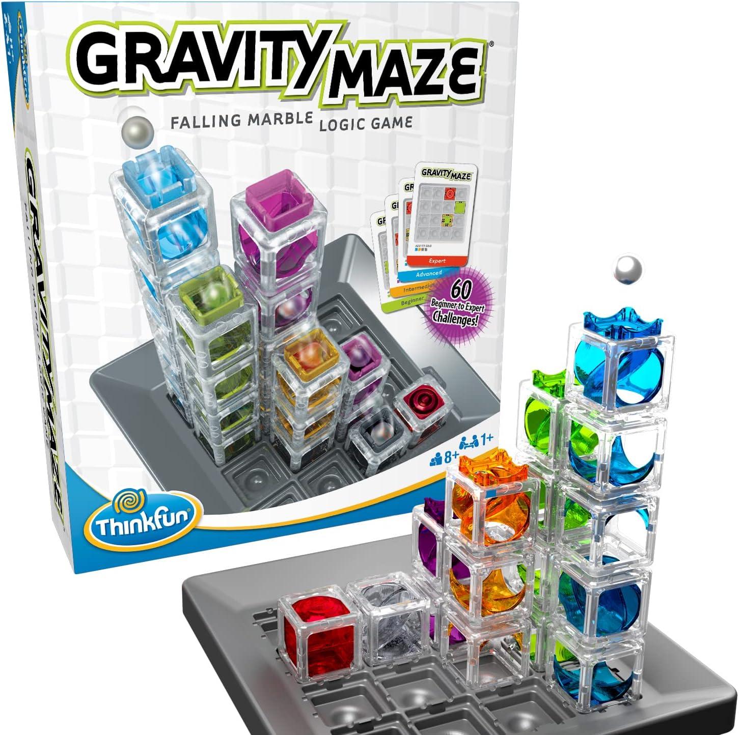 ThinkFun Gravity Maze Falling Marble Logic Game for Kids