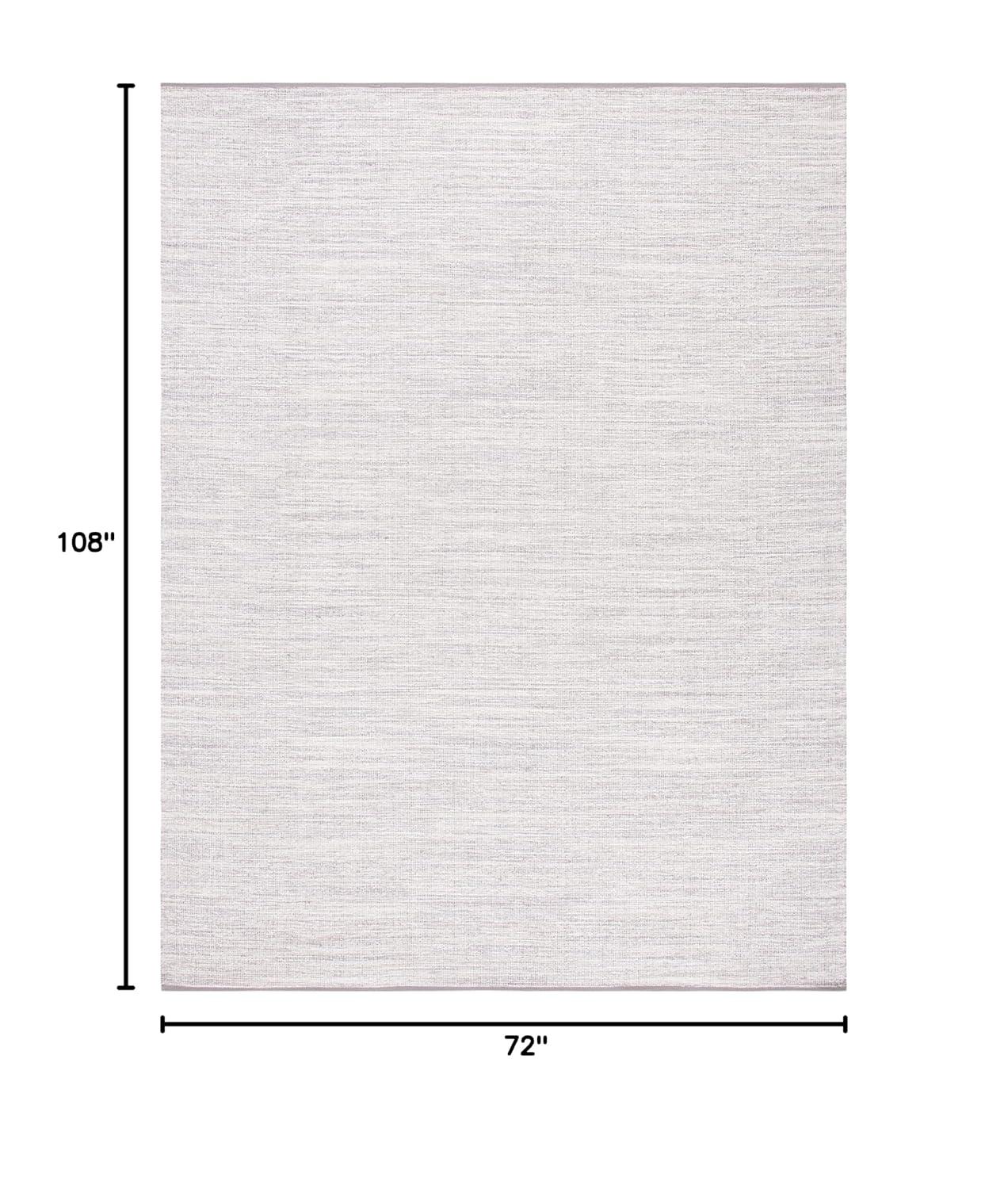 Montauk MTK250 Hand Woven, Flat Weave Indoor Area Rug - Silver - 6'x9' - Safavieh