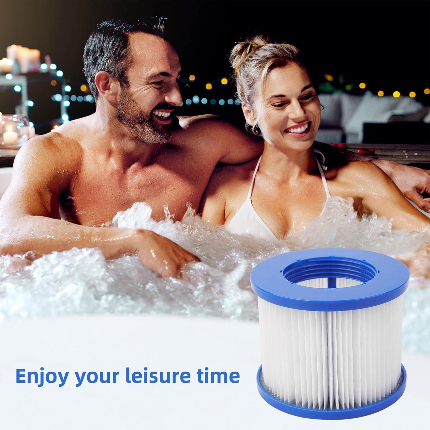 Blue Inflatable Hot Tub Spa Water Filter Cartridge