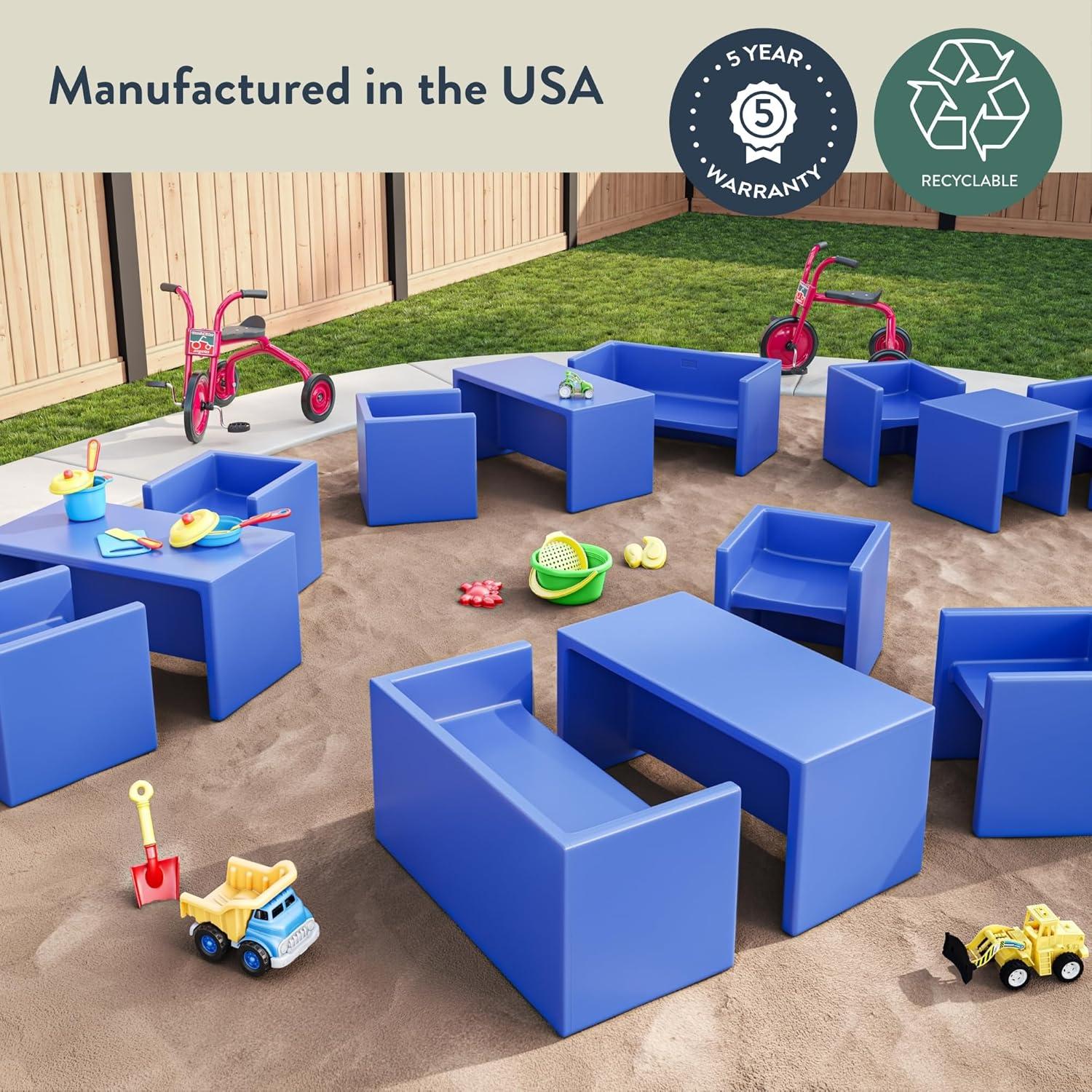 Cube Chair 3-in-1 Kids Desk/Activity
