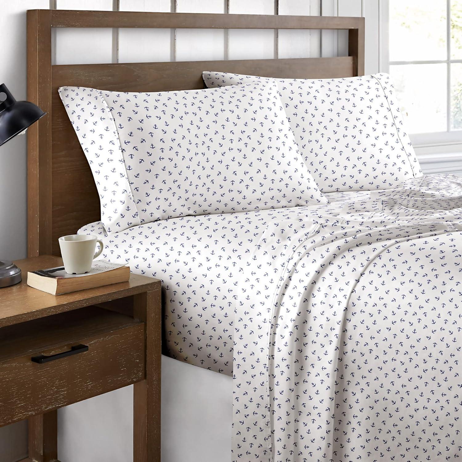 Brielle Home Printed Percale Sheet Set