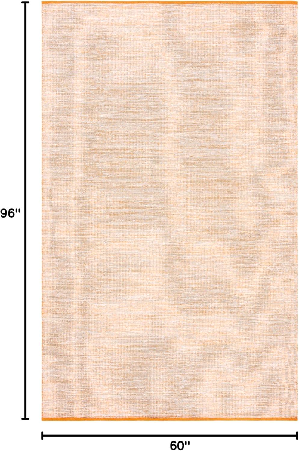 Montauk MTK250 Hand Woven, Flat Weave Indoor Area Rug - Orange - 5'x8' - Safavieh