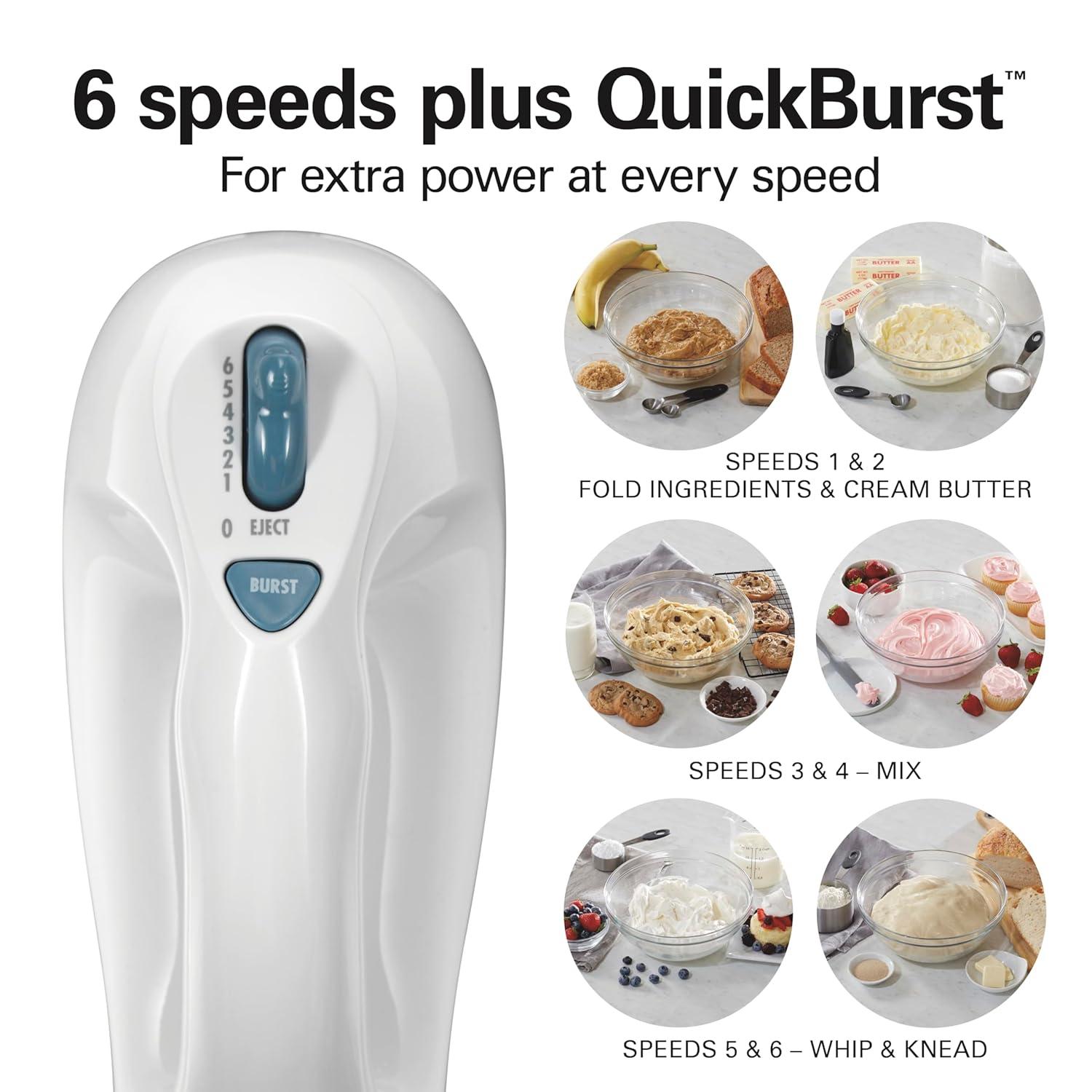 Hamilton Beach 62695V Hamilton Beach® Hand Mixer with Snap-on Case