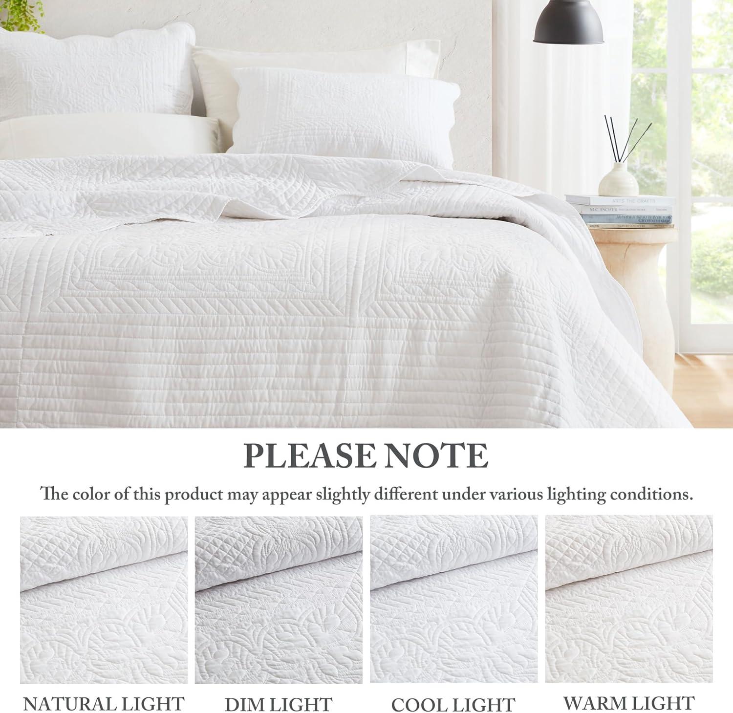 Tuscany Scalloped Edge Quilt Set