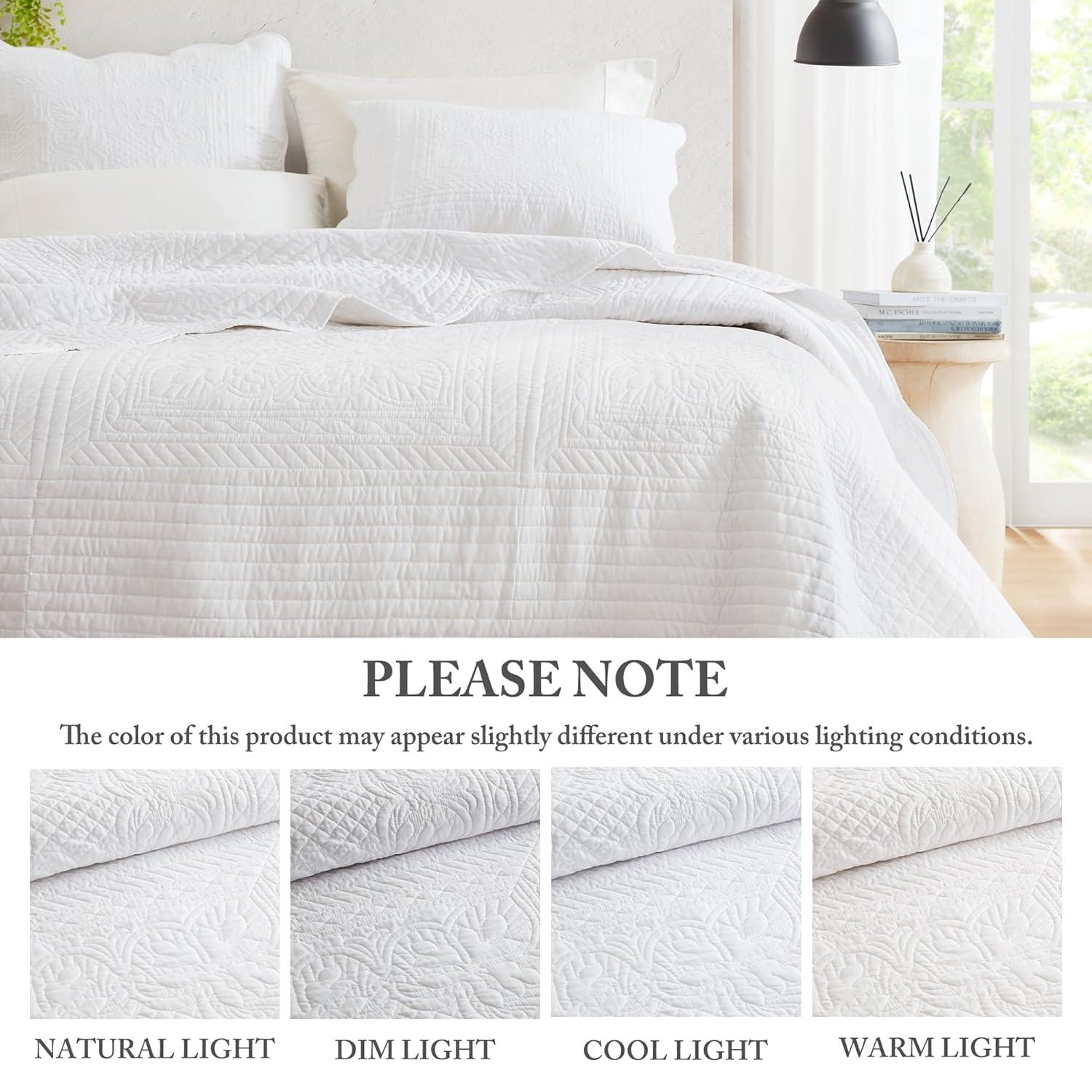 Tuscany Scalloped Edge Quilt Set