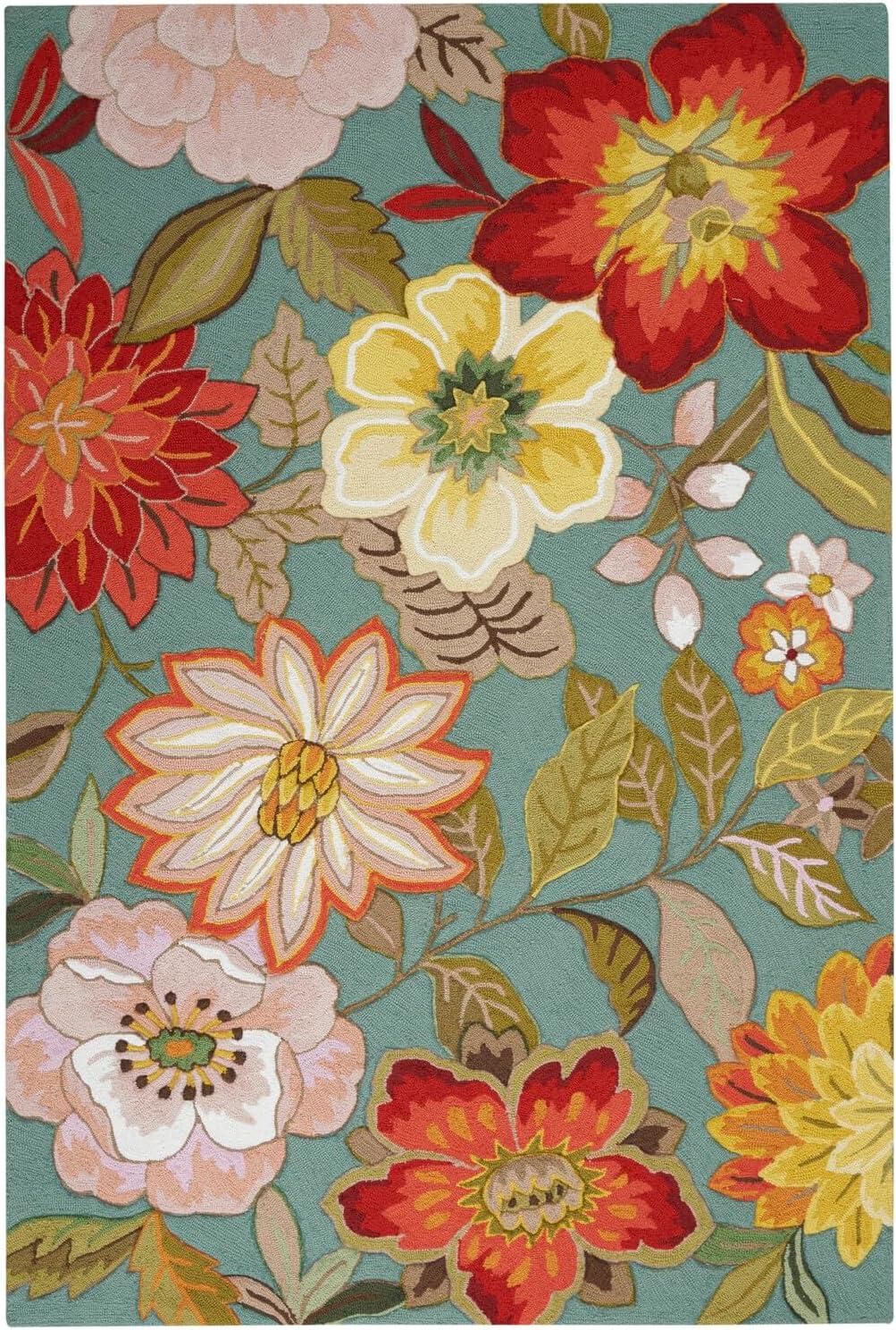 Nourison Fantasy Blooiming Floral Area Rug