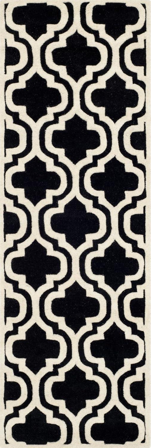 SAFAVIEH Chatham CHT727B Handmade Blue / Ivory Rug