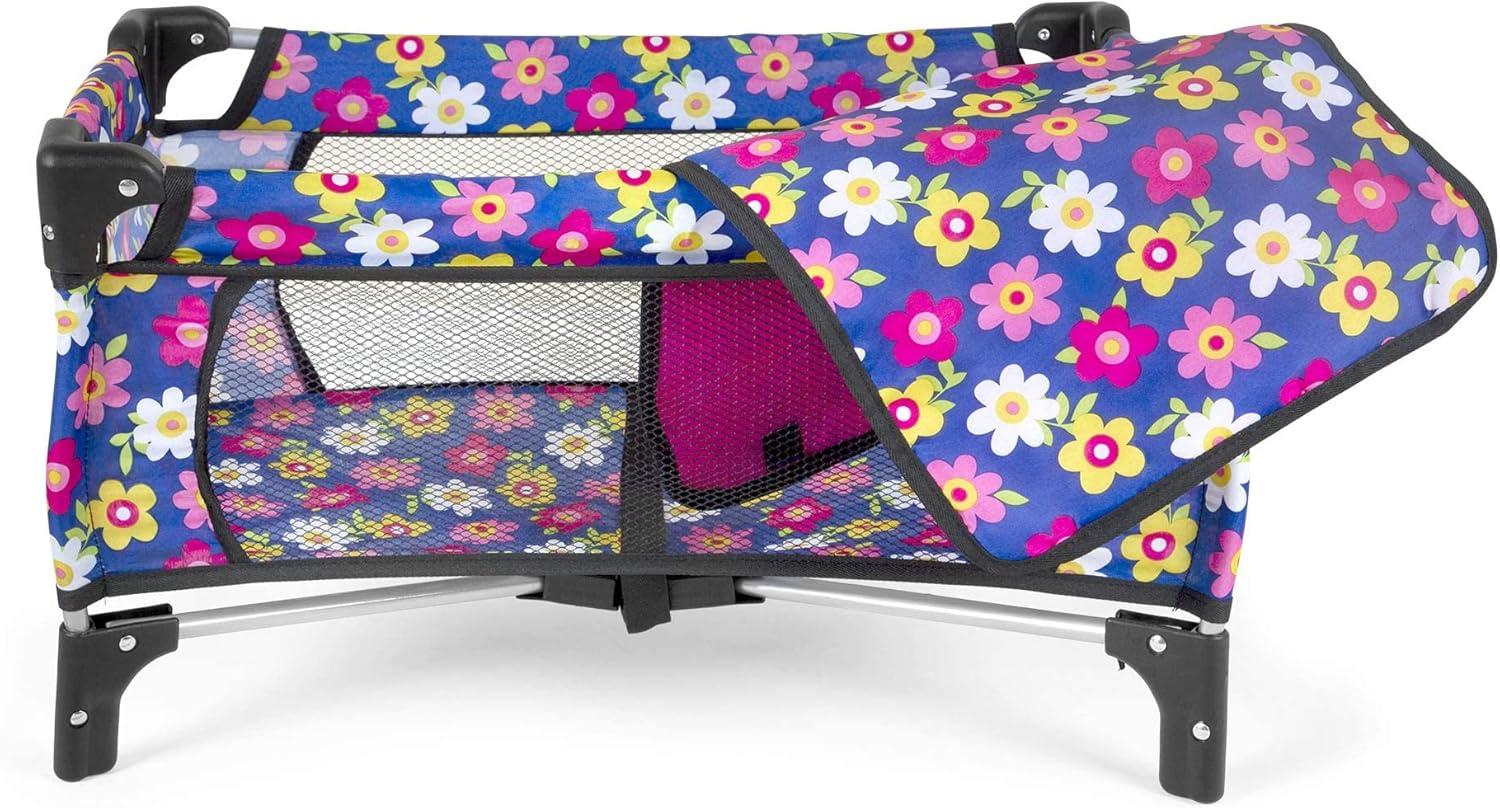 fash n kolor Baby Doll Crib Set with Pack n Play Bassinet Blanket & Carry Bag for Baby Doll | Baby Doll Crib Set for Kids