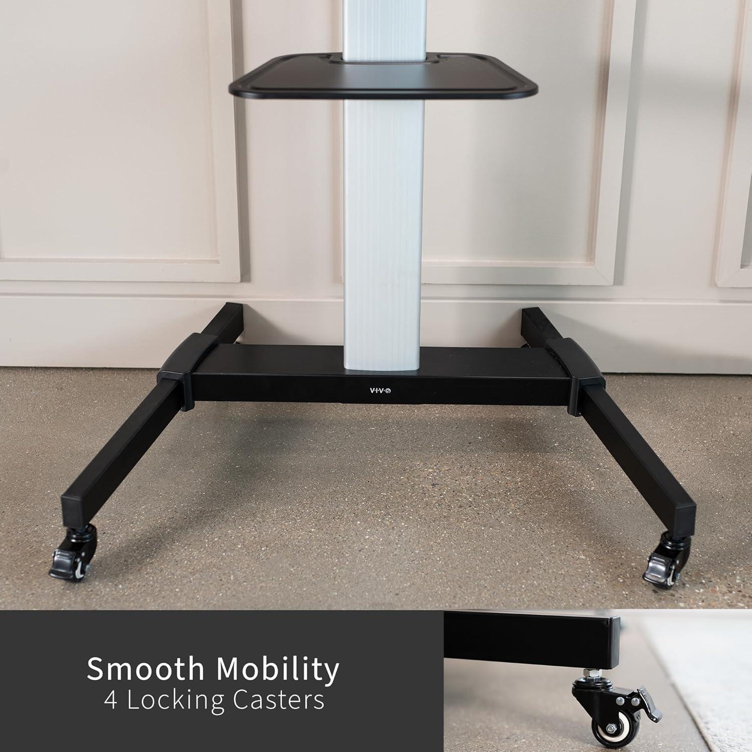 Vivo Heavy Duty TV Cart for 32" to 83" Screens, STAND-TV09