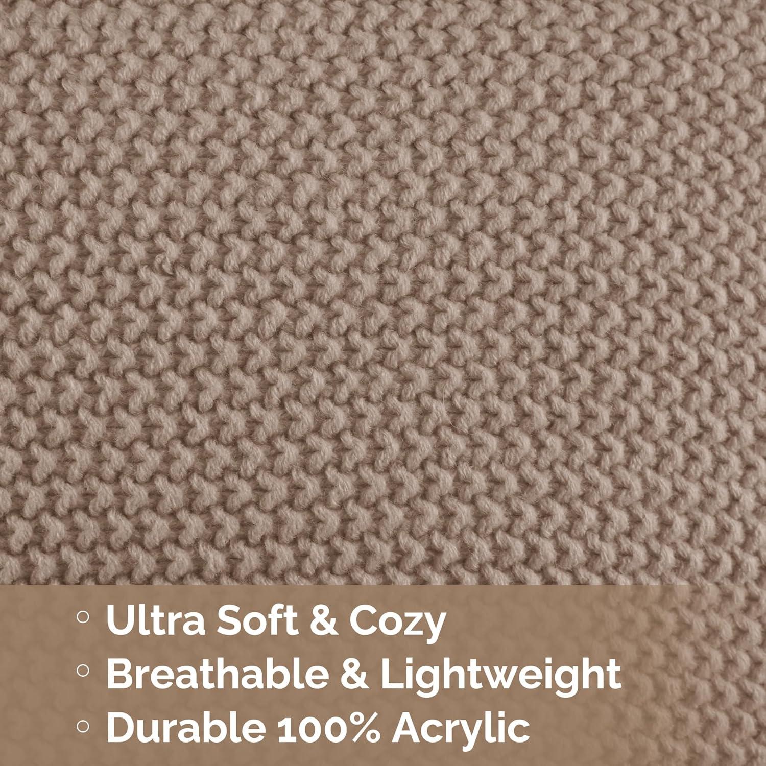 INK+IVY Tino Knit Square Euro Pillow Sham