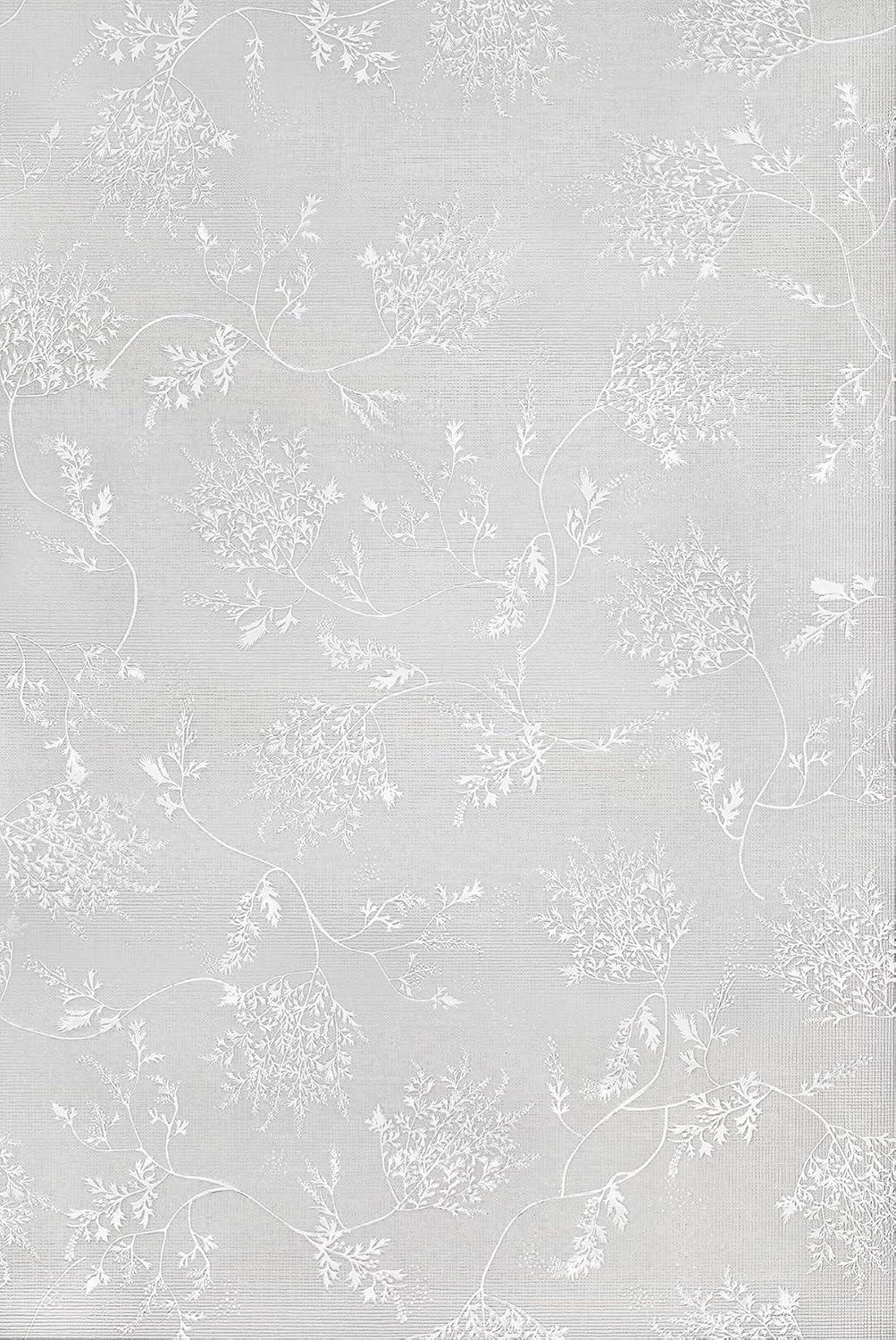 24" x 36" Silver Fern Window Film - Artscape: Decorative, Non-Adhesive, Easy Apply Vinyl