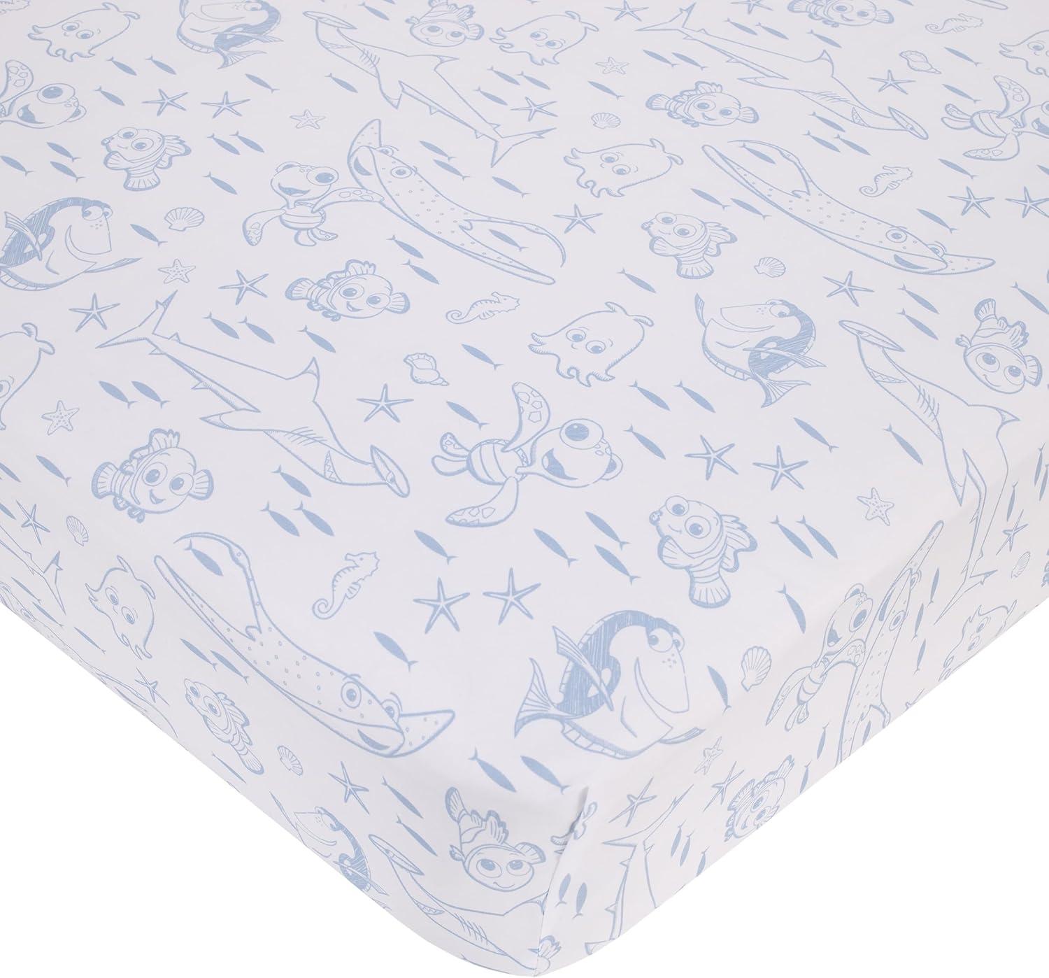 Disney Disney Finding Nemo Cutest Little Catch Infant Col 3 - Piece Crib Bedding Set