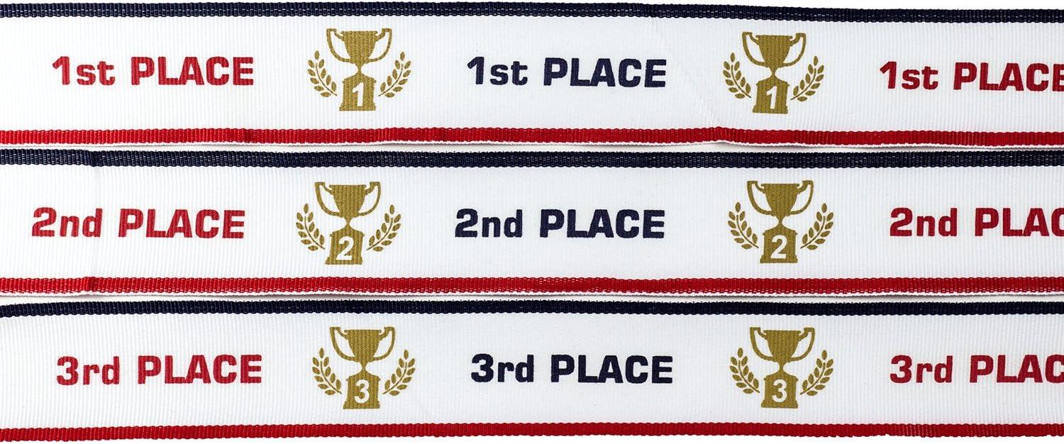 1st 2nd 3rd Place MidNite Star Award Medals - 3 Piece Set (Gold, Silver, Bronze) - Includes Ribbon