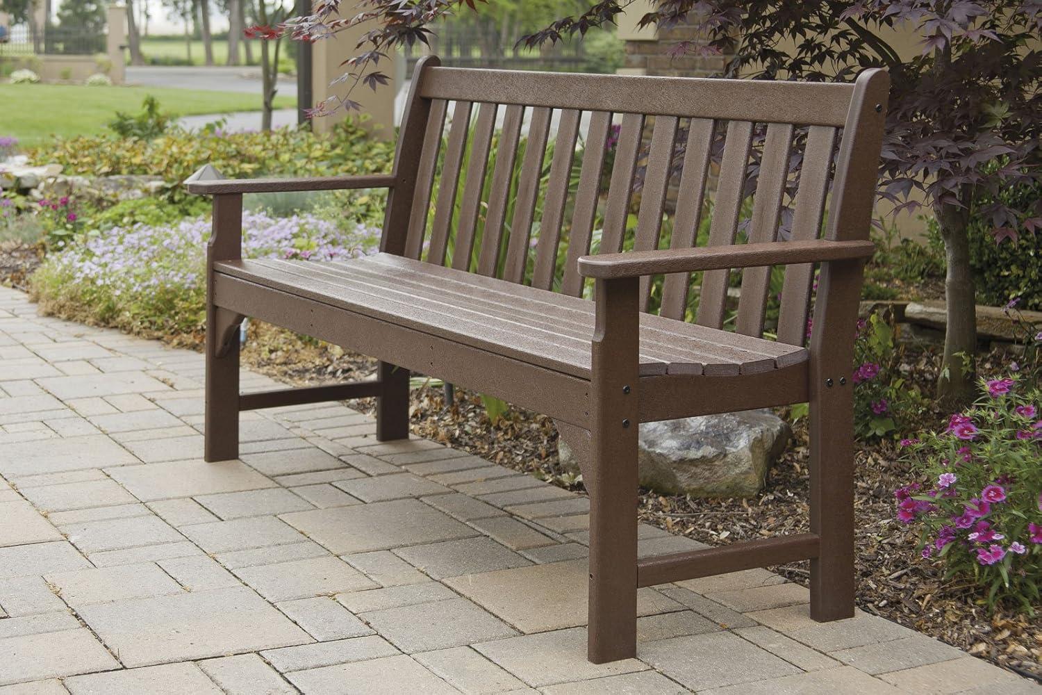 Elegant Teak 60" Vineyard Outdoor Bench