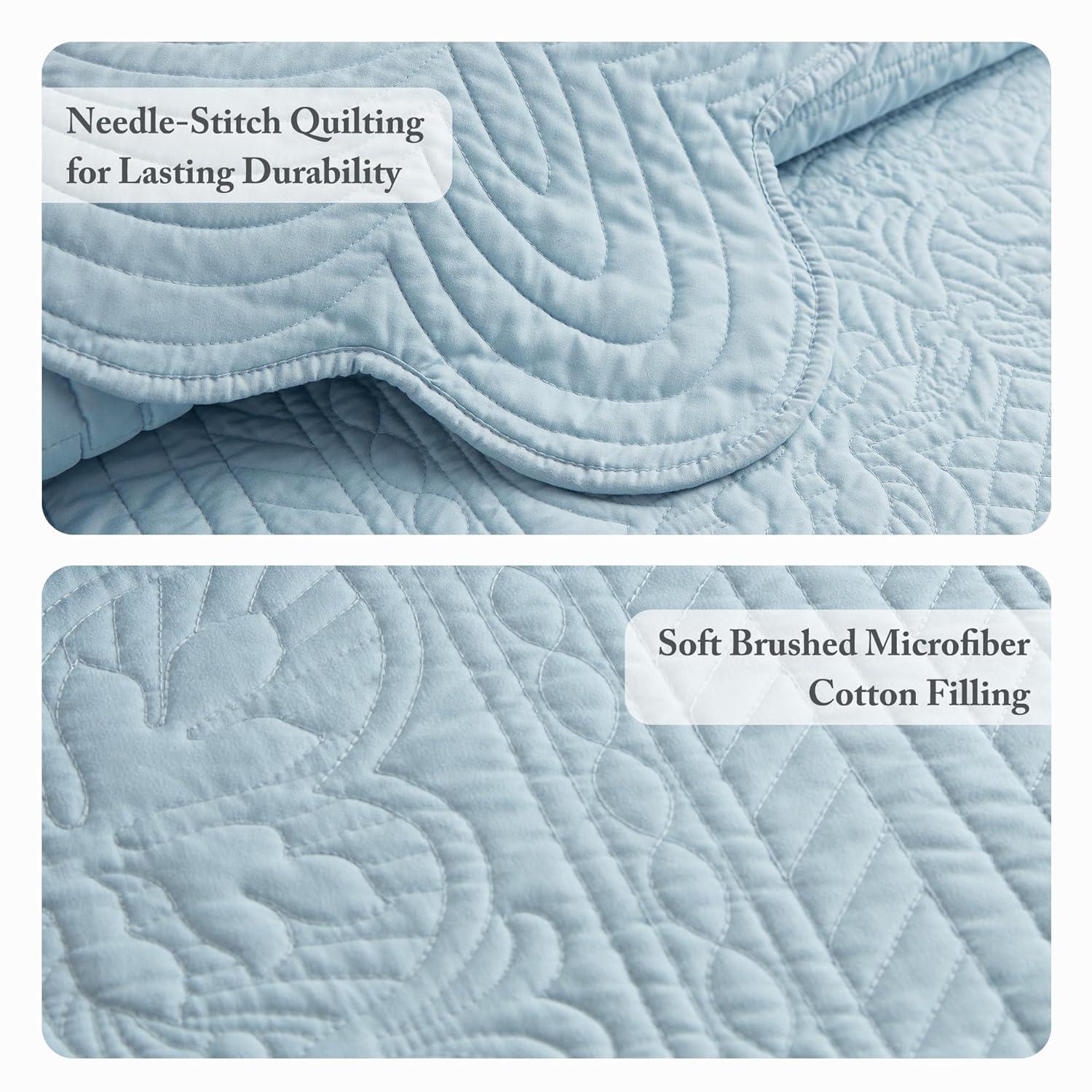 Tuscany Scalloped Edge Quilt Set