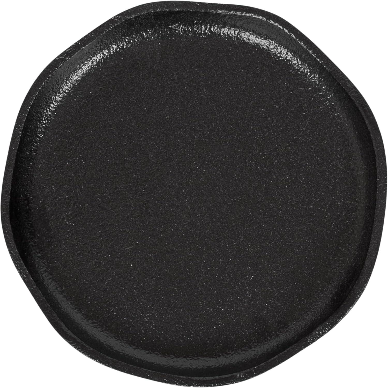 Kate and Laurel Alessia Round Metal Drink Table, 8x8x22, Black