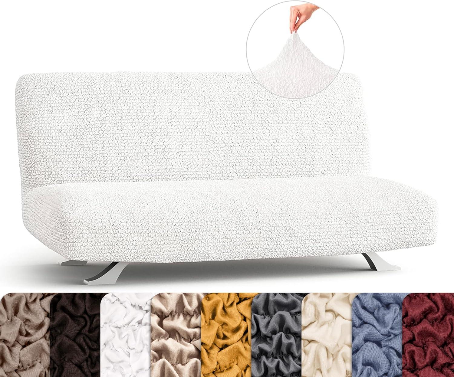 Stretchy Slipcover for Futon - Easy to Clean & Durable - Microfibra Collection