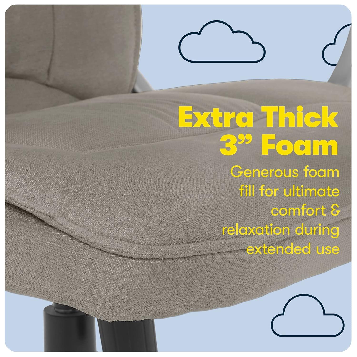 Serta Serta Hannah Executive Office Chair, Ergonomic Lumbar Support, Firm Seat Cushion, Deep Body Pillows