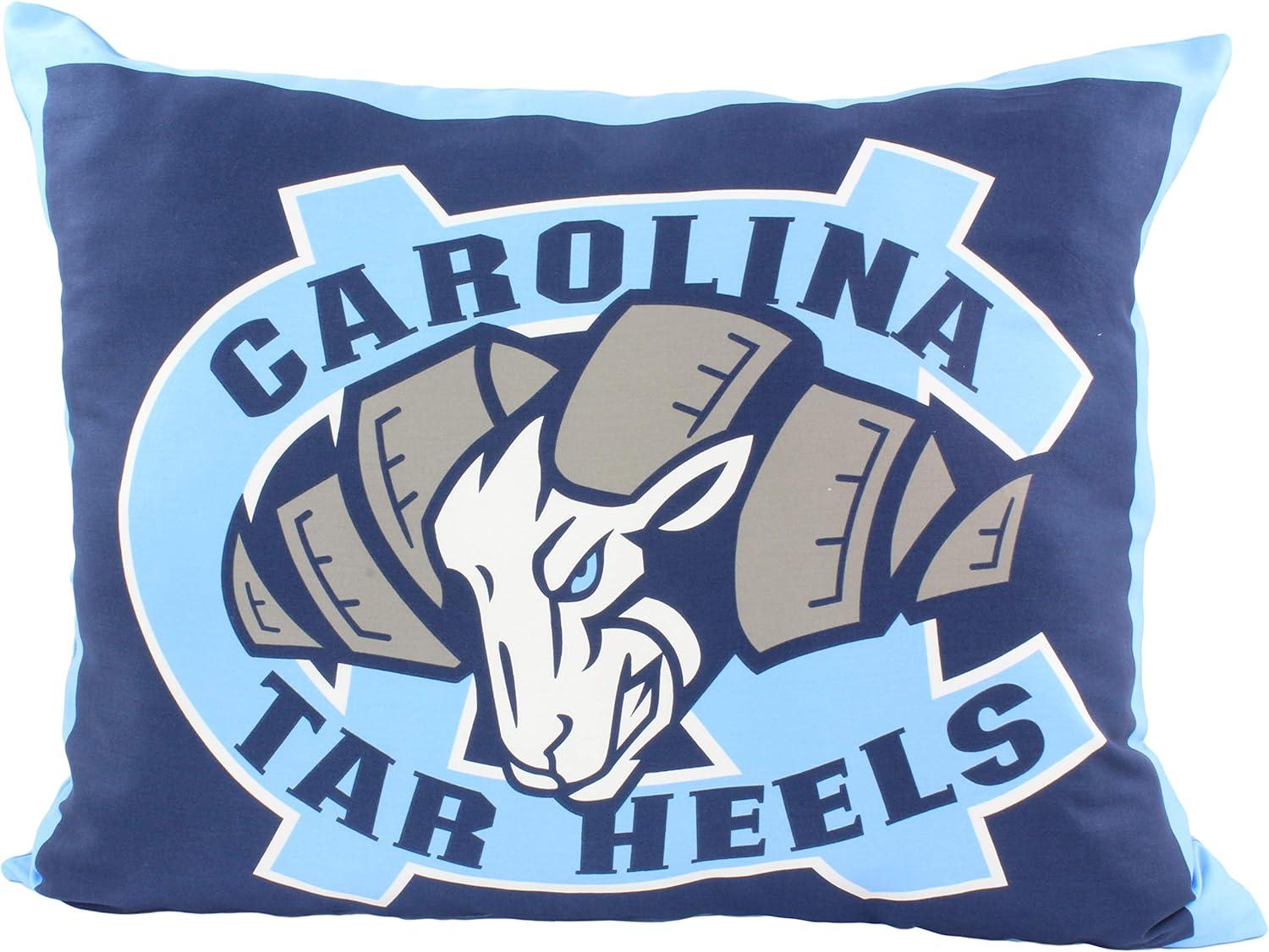 North Carolina Tar Heels Reversible Polyester Throw Pillow