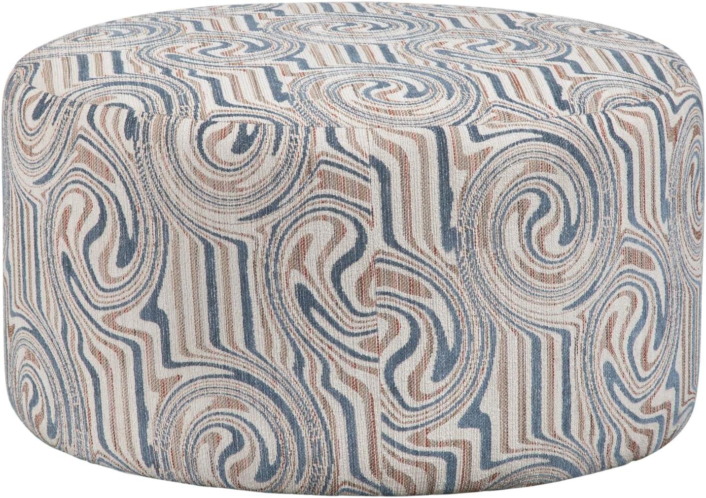 American Furniture Classics Delilah Model 8-08RDA-A441V2 Round Ottoman