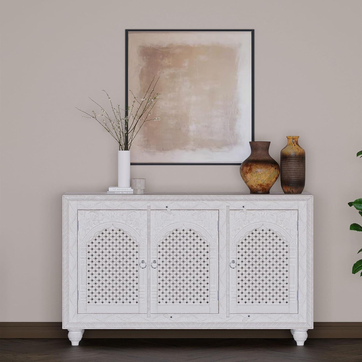 Maven Lane Patrin Handmade Heritage Wooden Sideboard