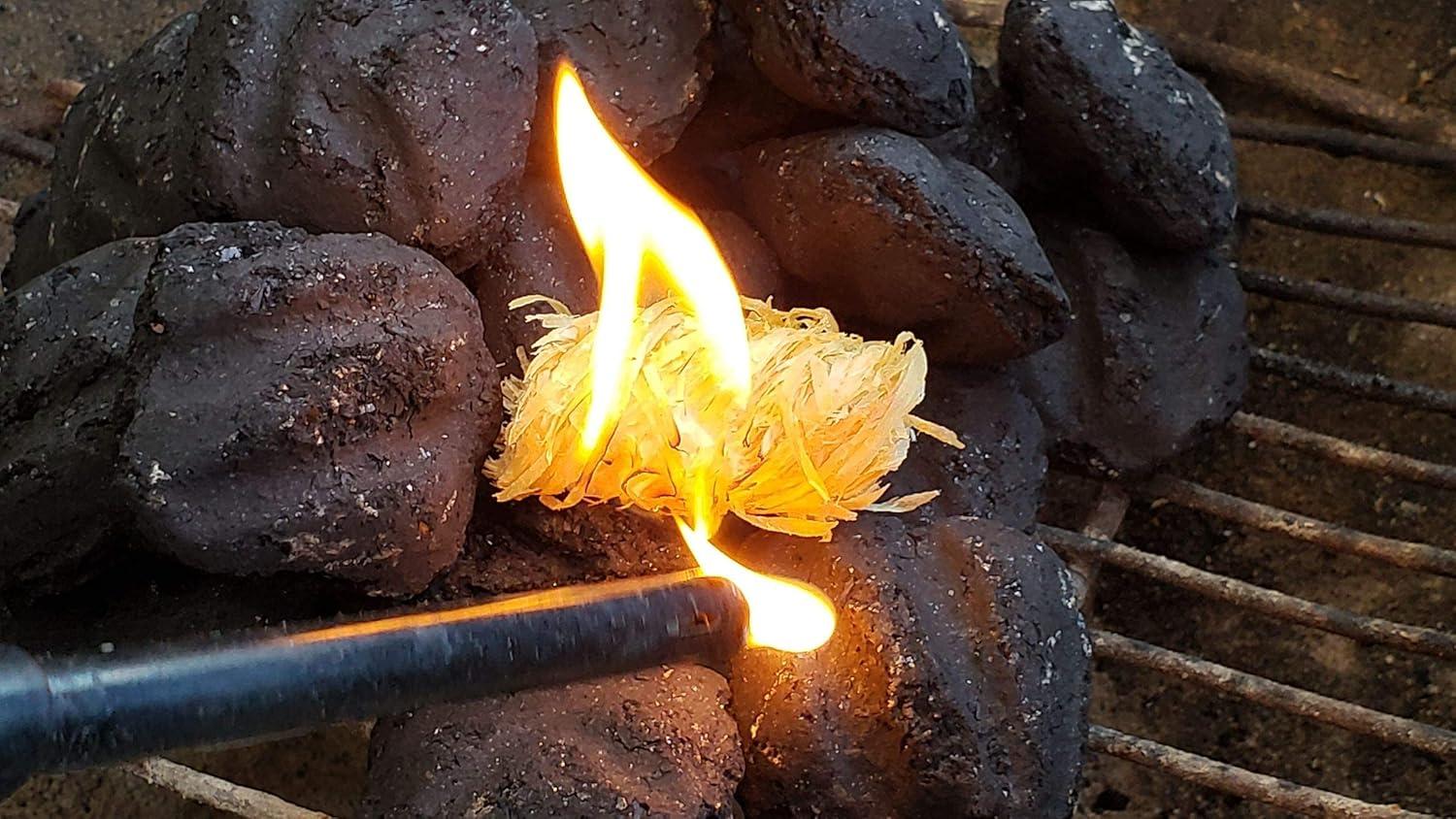 BBQ Dragon Wood Non-Stick Charcoal Starters (Set of 50)