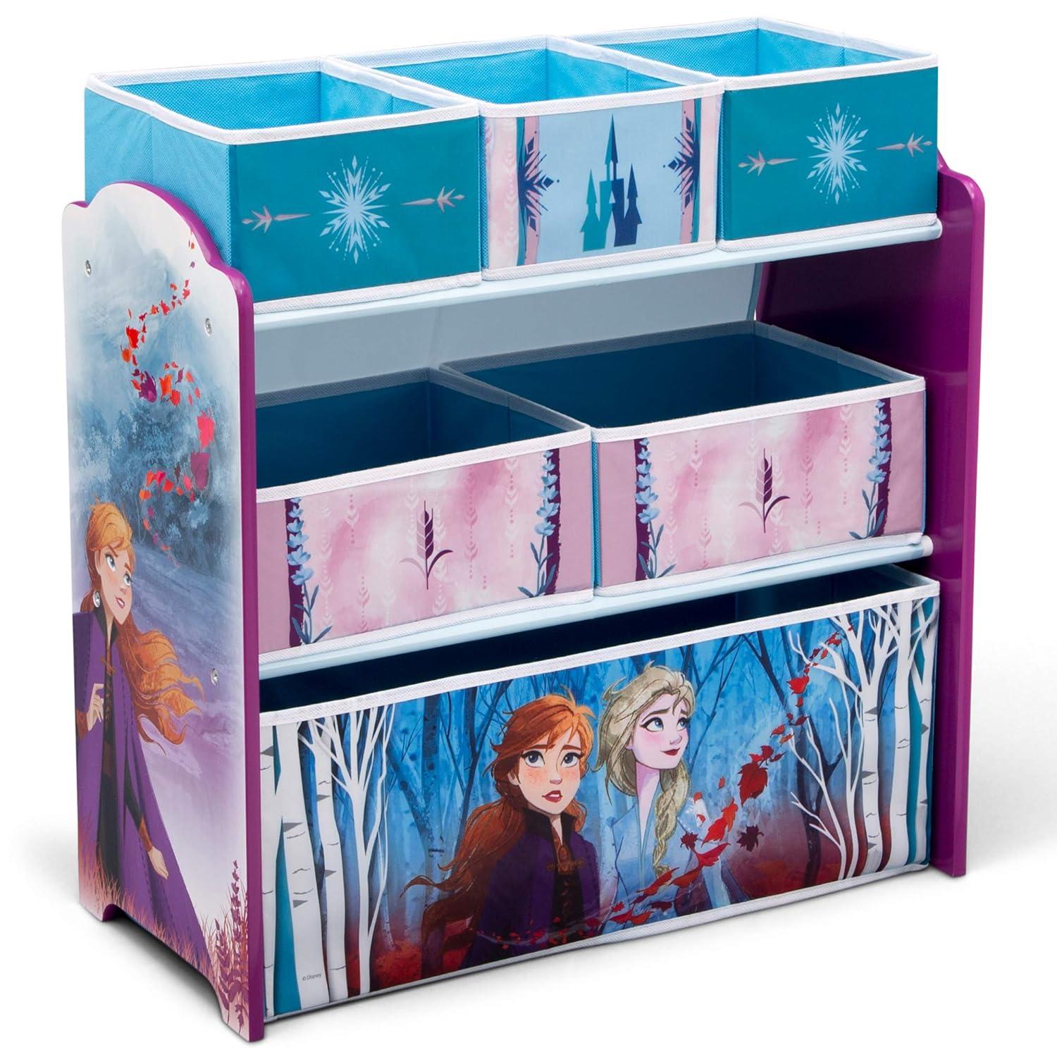 Delta Children 6 Bin Kids' Toy Organizer - Frozen 2