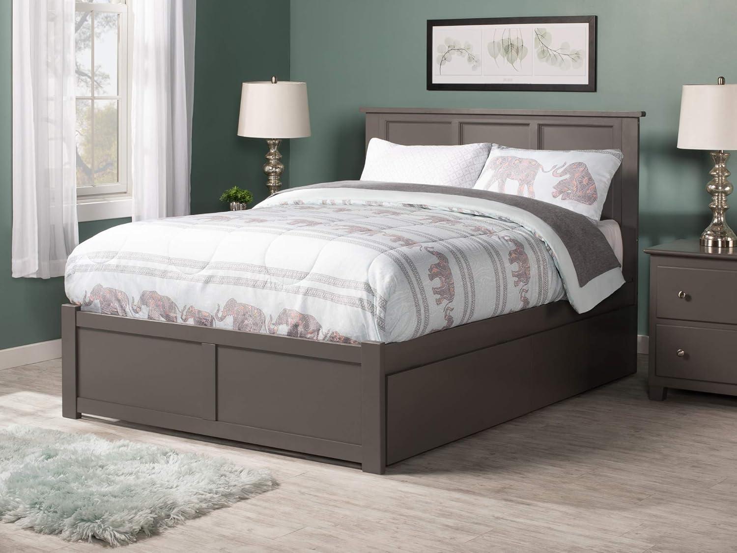 Madison Solid Wood Platform Storage Bed