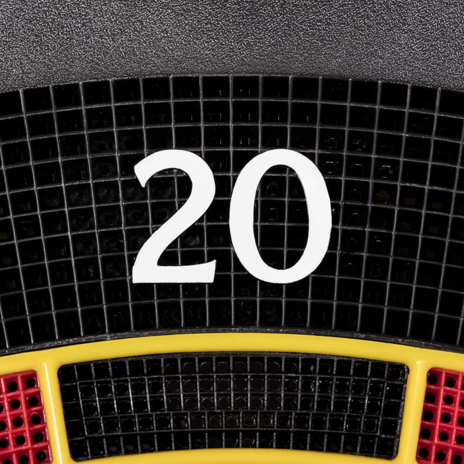 Tournament Master Black Electronic Dartboard Cabinet with Soft Tip Darts