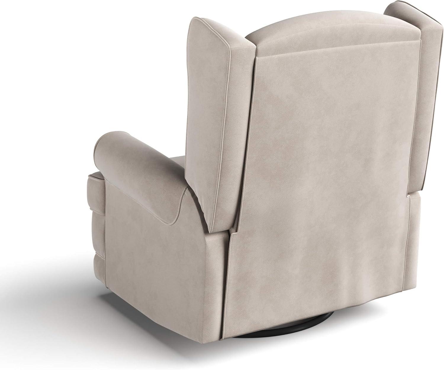 Serenity Swivel Reclining Glider Rocking Chair with USB