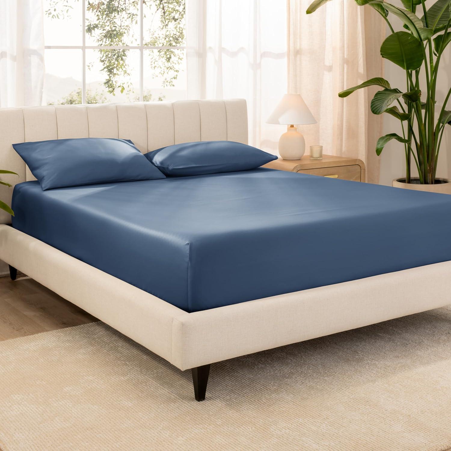 Bare Home Organic Sateen Fitted Sheet