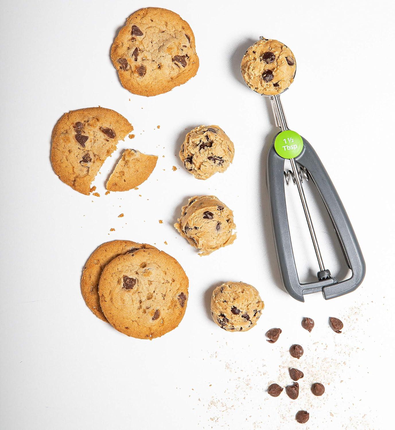 Prep Solutions 1.5 Tbsp. Stainless Steel, Quick-Release Cookie Scoop