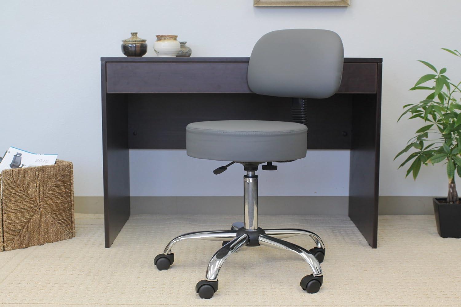 Medical Stool with Back Cushion - Boss Office Products