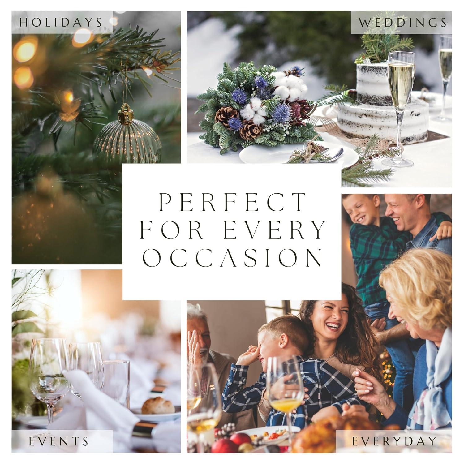 Prestige Poinsettia Jacquard  Tablecloth - Multicolor - 60x84 Rectangle - Elrene Home Fashions