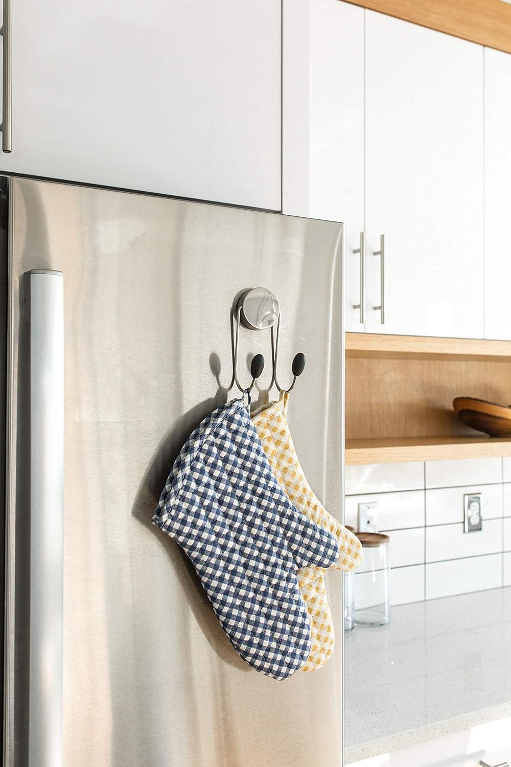 Stainless Steel Magnetic Wall Mounted Hook Rack
