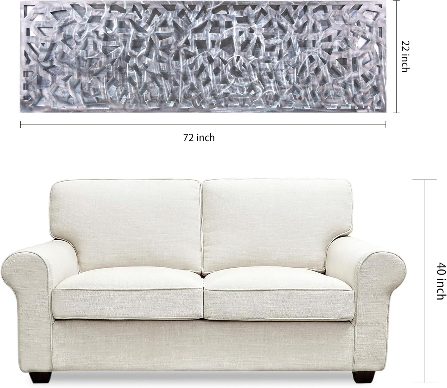 Empire Art Direct Radiant Fusion Leaf encased on a 3D Polished Steel Abstract Metal Wall Art