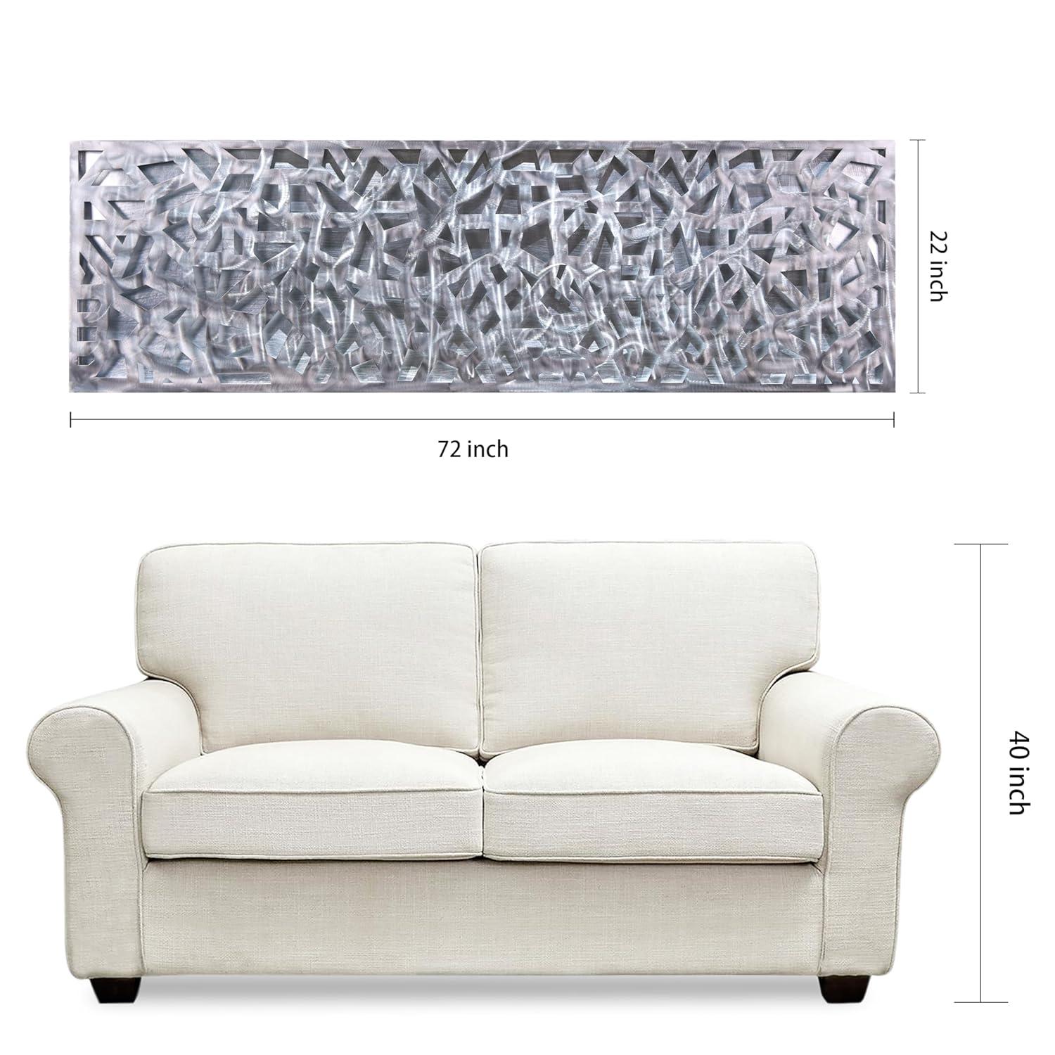 Empire Art Direct Radiant Fusion Leaf encased on a 3D Polished Steel Abstract Metal Wall Art