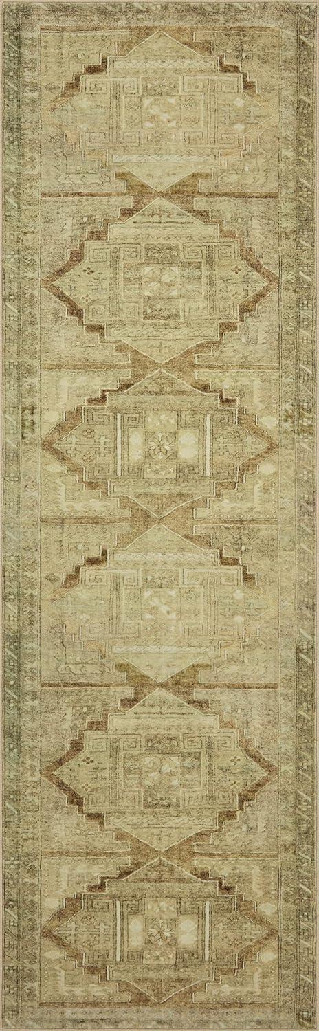 Sinclair II Rug by Magnolia Home by Joanna Gaines x Loloi - Khaki and Tobacco / 8'6" x 11'6"